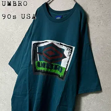 90s USA제 엄브로 UMBRO 실크스크린 프린트 로고 T셔츠 XXL