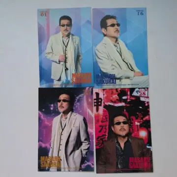 THE ALFEE 봄 투어 트레이딩 카드 No.1, 16, 22, 28