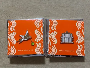 Mrs. GREEN APPLE 젠진미도와 이뮤터블 핀 배지 2개 세트