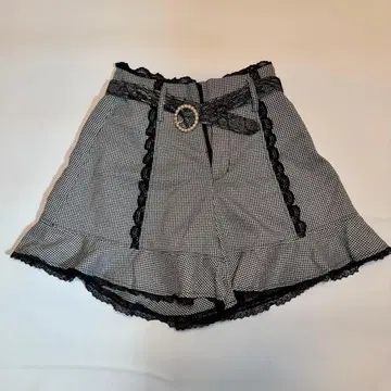 Rojita 체크 무늬 미니 스커트풍 큐롯