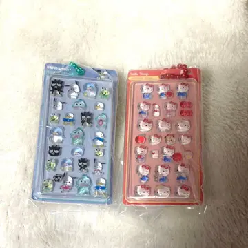 모자 꽁지 드롭 씰 키티 하피단부이 가챠가챠 캡슐 토이