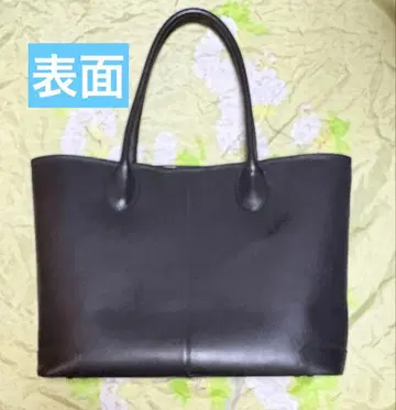 빔즈 가죽 토트백 숄더 블랙 컬러 BEAMS 익명 배송