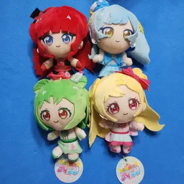 오네가이 아이프리 봉제 인형 마스코트 모리 판타지 한정판 택 포함 4개