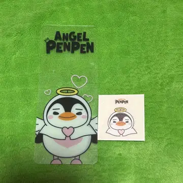 2PM 준호 펭귄 엔젤 클리어 카드 스티커