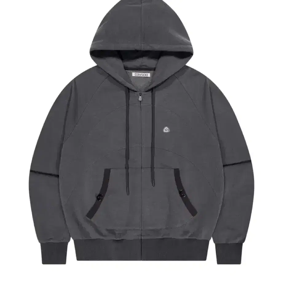 KOSEIO Flower Point Zip-up Hoodie Mélange Gray Size 1 | Bunjang Global
