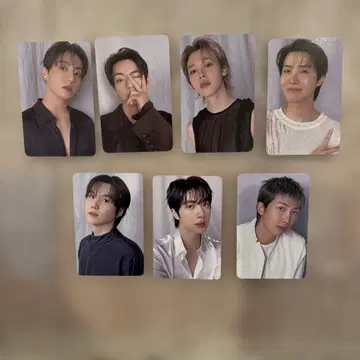 BTS ARIRANG 코야 ARMYZONE 특전 사진 7장 세트
