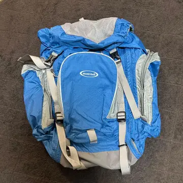 몽벨 중형 백팩 파란색