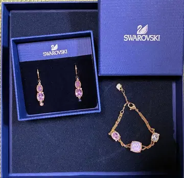 스와로브스키 로제타 귀걸이&팔찌 세트