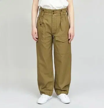 컨디션 최상 나이젤카본 카고 팬츠 밀리터리 베이지 여성용 M