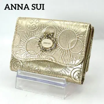 ANNA SUI 안나수이 3단 폴더형 지갑 가락시아 비쥬