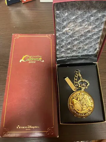 레어템 도쿄디즈니씨 2002 카운트다운 회중시계