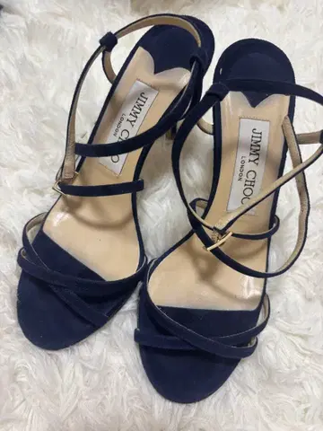 JIMMY CHOO 네이비 하이힐 36.5