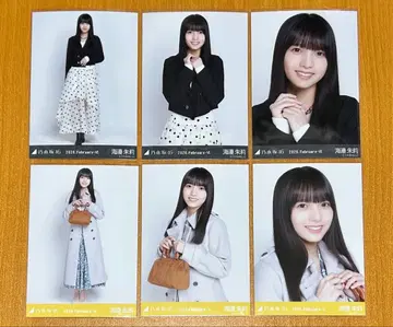 노기자카46 브로마이드 파스텔 코트 모노톤 우미베 아카리 6종 컴프