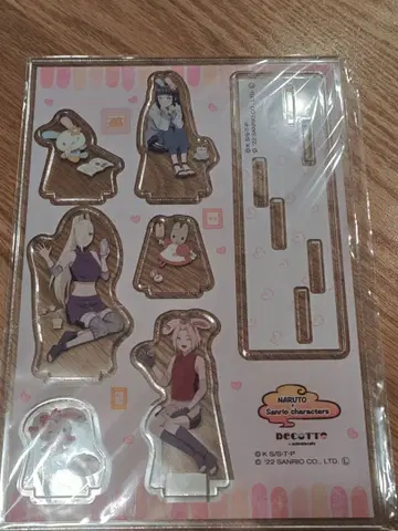 NARUTO BORUTO 산리오 아크릴 스탠드 나뭇잎 여자