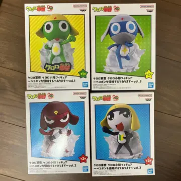 개구리 중사 케로로 케로로 소대 피규어 세트