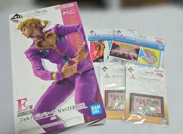 죠죠 제일복권 죠르노 피규어 + 씰 + 마그넷