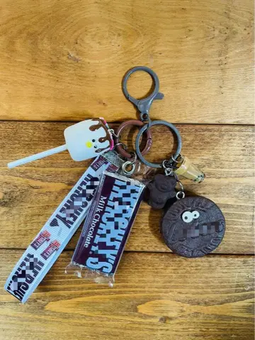 찰랑찰랑 키링 43 브라운 마쉬멜로우 곰 초코 쿠키 샌드