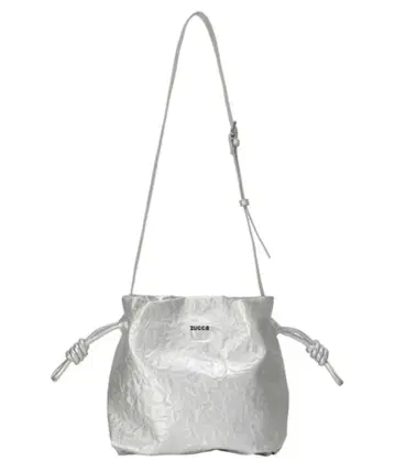 [ 미사용 새상품 ] ZUCCa EMBOSS 백 실버