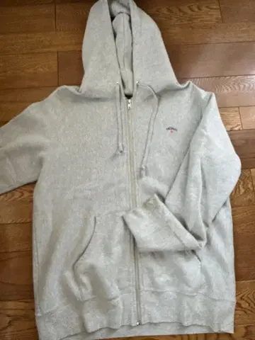 NOAH 그레이 후드티 L 사이즈