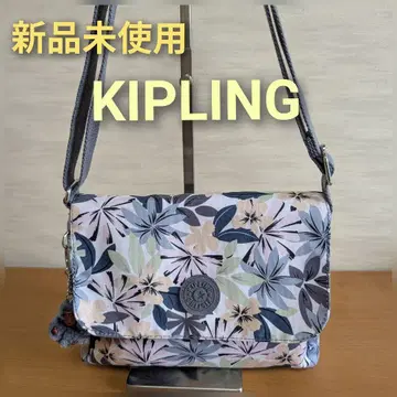 레어 미사용 새상품 KIPLING 키플링 사선 꽃무늬 고릴라 참