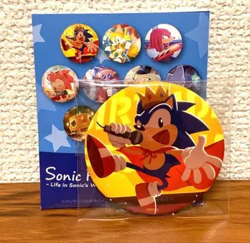 소닉 더 헤지혹 SONIC PICT 캔뱃지 컬렉션 A