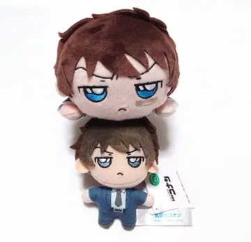 명탐정 코난 마츠다 진페이 봉제 인형 마스코트 누워있는 세트