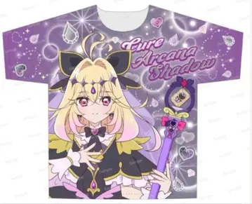 명탐정 프리큐어 큐어 아르카나 쉐도우 모리 아루루카 풀그래픽 티셔츠