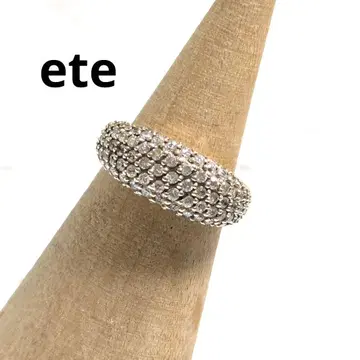 에테 ete 파베 반지 골드 실버 925