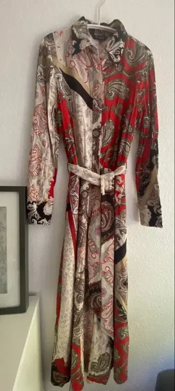 Massimo Dutti 페이즐리 무늬 원피스