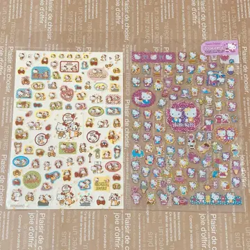 헬로키티 라스칼 & 100피스 씰 2종 세트 K444