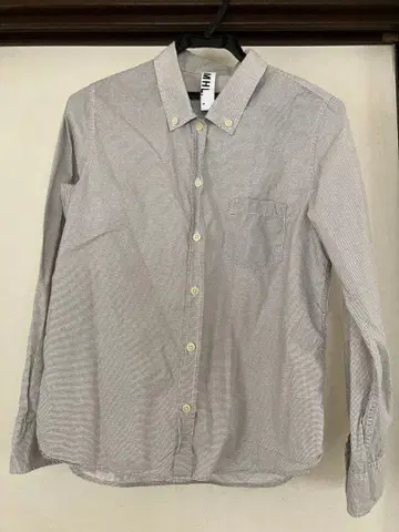 MHL. 버튼다운 셔츠 그레이 계열