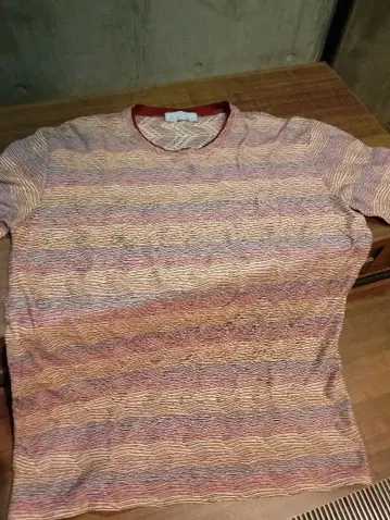 레어 정품 Luxury MISSONI 멀티 컬러 스트라이프 니트 무료배송