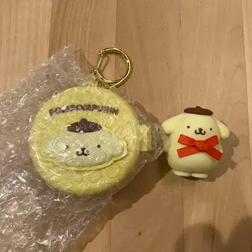 산리오 폼폼푸딩 시크릿 핀즈 거울 포함 컴팩트 브러쉬