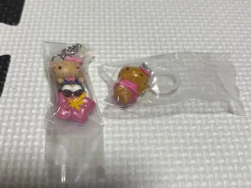 가챠 산리오 키티 일광화상 헤이세이 갸루 메지루시 2세트