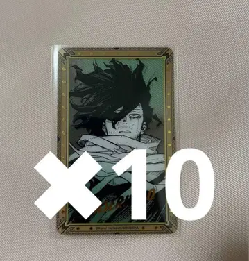 히로아카전 원화전 금박 클리어 카드 아이자와 쇼타 이레이저 헤드 10장