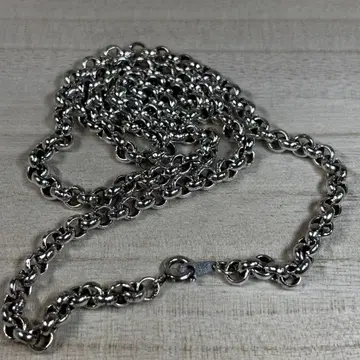 실버 925 로로 체인 약 60cm 48g