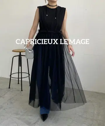 새상품 CAPRICIEUX LE'MAGE 도킹 튤 원피스