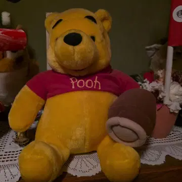 푸우 봉제 인형 꿀 포함