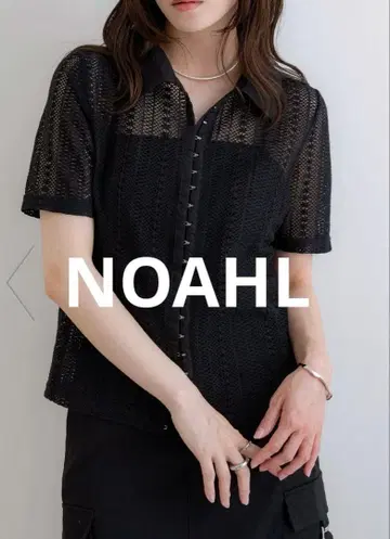 미사용 새상품 NOAHL 후크 디자인 레이스 상의