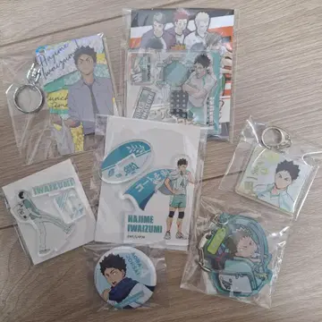 하이큐 이와이즈미 하지메 아크릴 스탠드 키링 캔뱃지