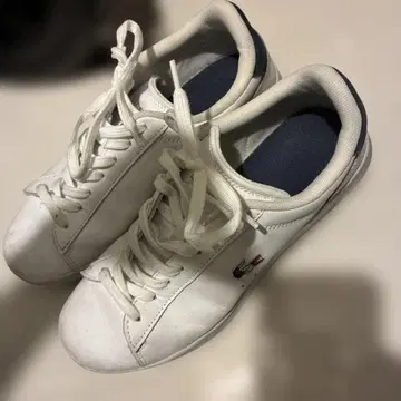 Lacoste 화이트 가죽 스니커즈