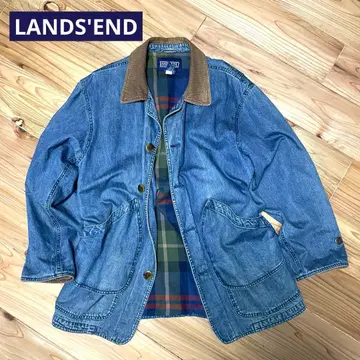 LANDS' END 데님 헌팅 자켓