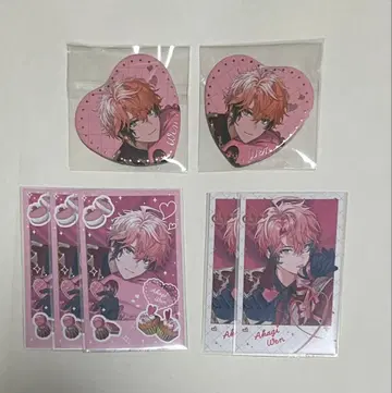 니지산지 MeltyValentine 폴라로이드 캔뱃지 아카기 웬