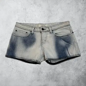 헤이세이 갸루 로우라이즈 데님 숏팬츠 y2k 그런지 grunge