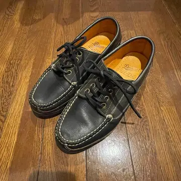 Danner 데크 슈즈 23.5cm 블랙 가죽 Vibram Danner