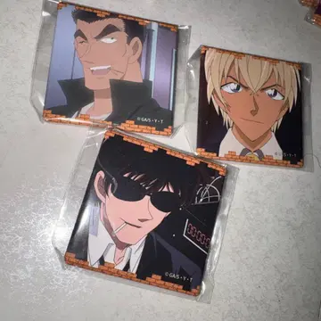 명탐정 코난 코난랜드 메모리얼 캔뱃지 미개봉 묶음 판매 3점