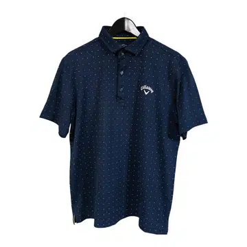 캘러웨이 Callaway 골프웨어 반팔 피케 셔츠 올 패턴 도트 무늬