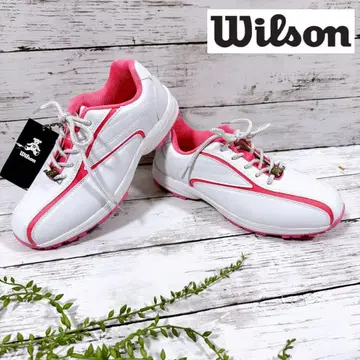 [택 포함 새상품] Wilson 윌슨 골프화 23.5cm 핑크
