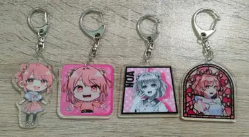 컬러풀 피치 노아 아크릴 키링 묶음 판매