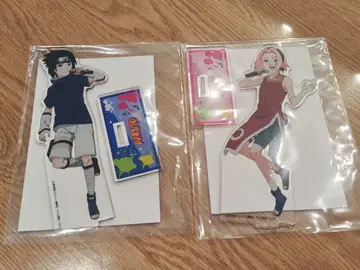 NARUTO BORUTO 아크릴 스탠드 사스케 사쿠라 가라오케